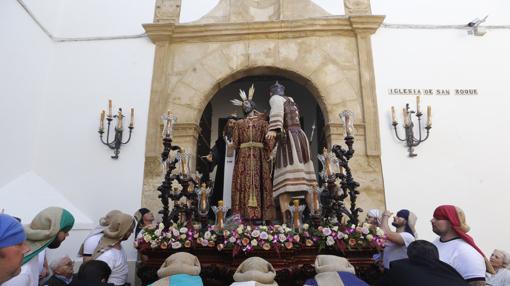 El Misterio de El Perdón a su salida de San Roque