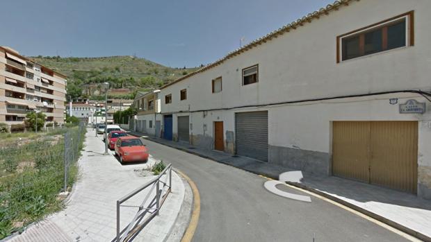 La calle donde se produjo la detención