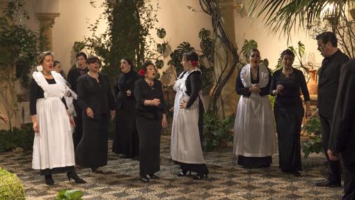 Representación teatral en el Palacio de Viana.