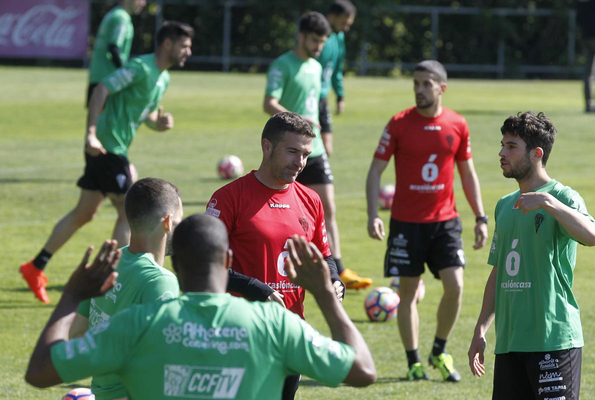 Carrión, durante un entrenamiento en la Ciudad Deportiva