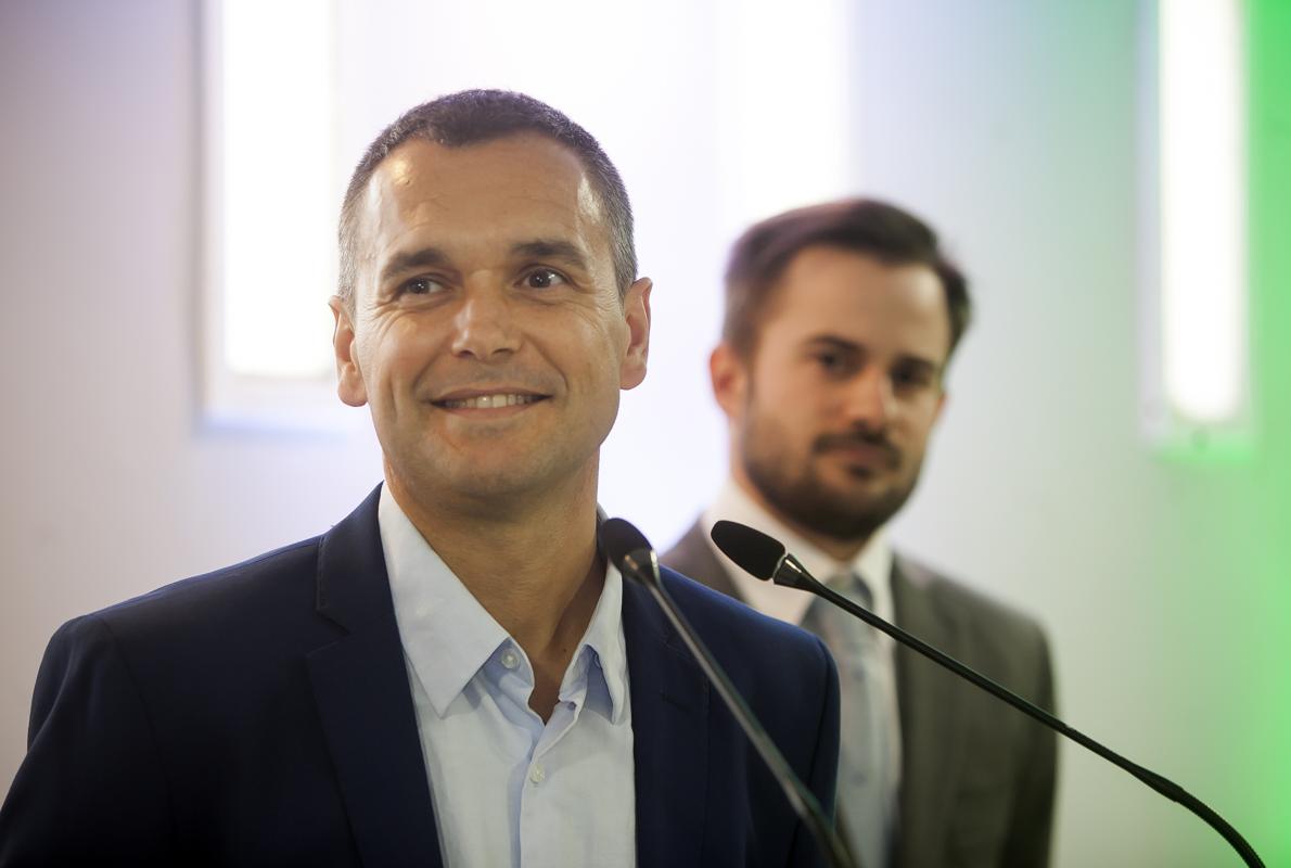 Álex Gómez, durante el día de su presentación