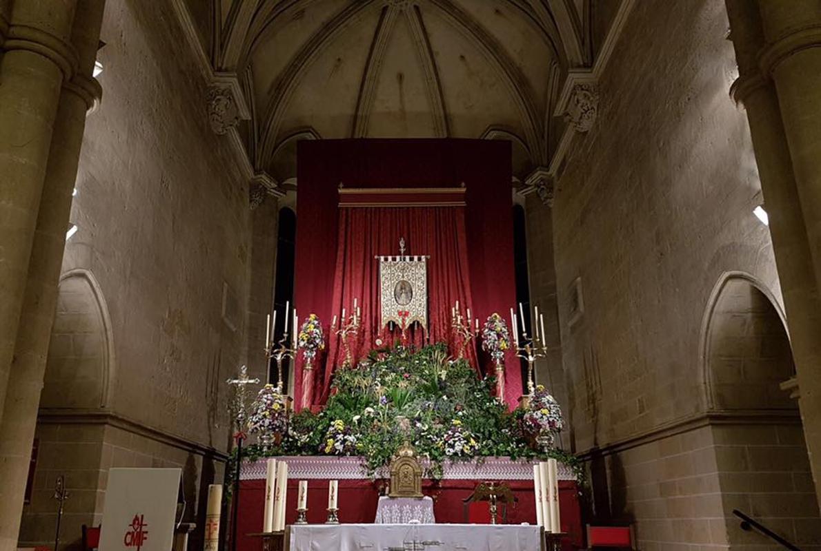 Altar de cultos de la hermandad del Rocío