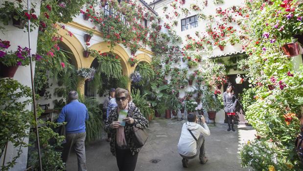 Patio de San Basilio, 14, durante la pasada edición del concurso de estos recintos