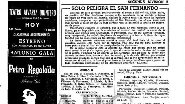 Hace 38 años del segundo ascenso a Segunda del Córdoba CF