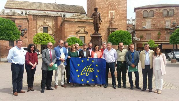 El consejero de Medio Ambiente, al presentar en Montoro el plan sobre el lobo