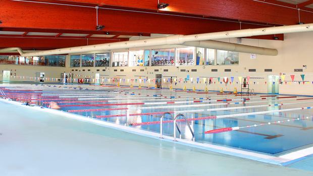 Panorámica de la piscina Inacua, de la UCAM, donde se disputa el Campeonato de España de natación