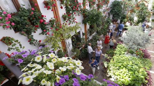 Patio de la calle Chaparro,3, en la ruta de Santa Marina-San Agustín