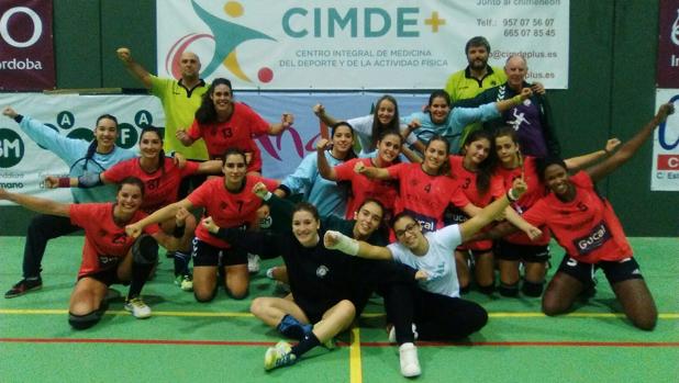 Las jugadores del Adesal Córdoba balonmano