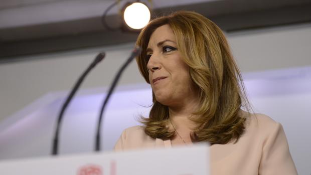 Susana Díaz, tras conocer los resultados de las primarias del PSOE