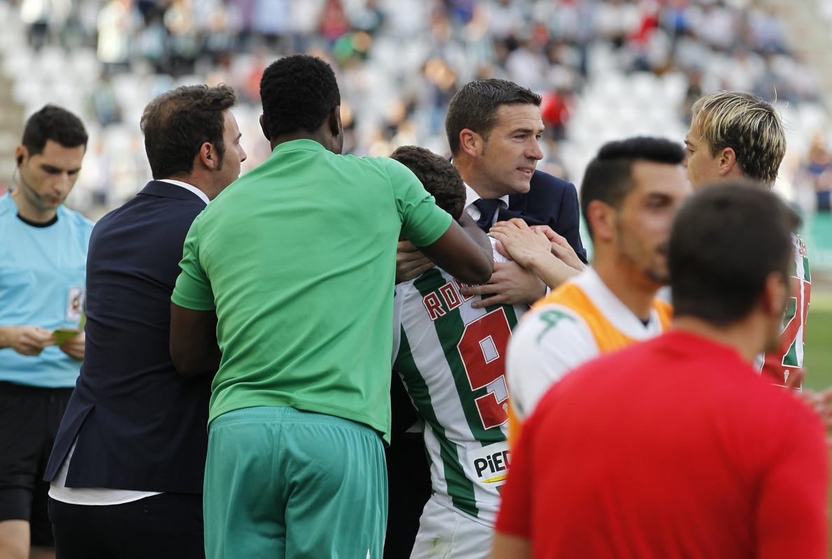 Rodri se abraza con Carrión tras marcarle al Reus