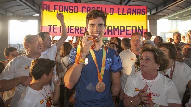 Alfonso Cabello, con la medalla de bronce de Londres 2016