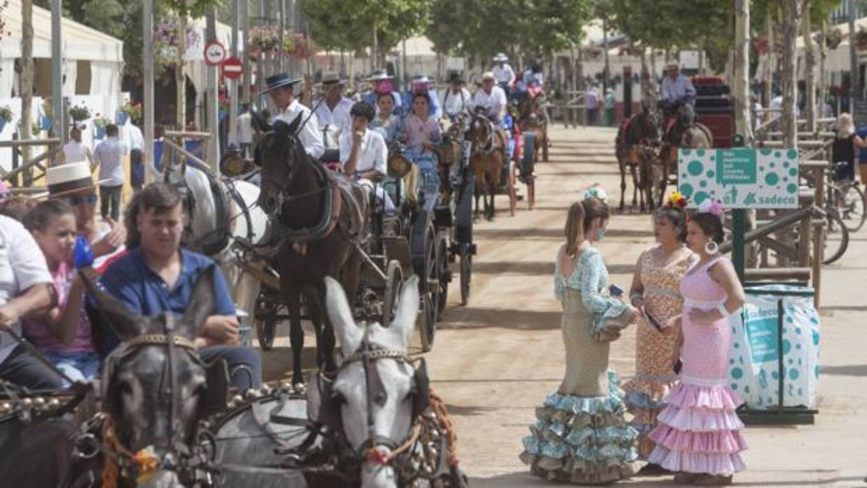 Este año ha destacado el gran número de enganches que ha acudido a la Feria