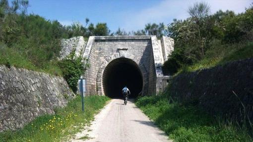 Túnel del Plantío, en la Vía Verde del Aceite