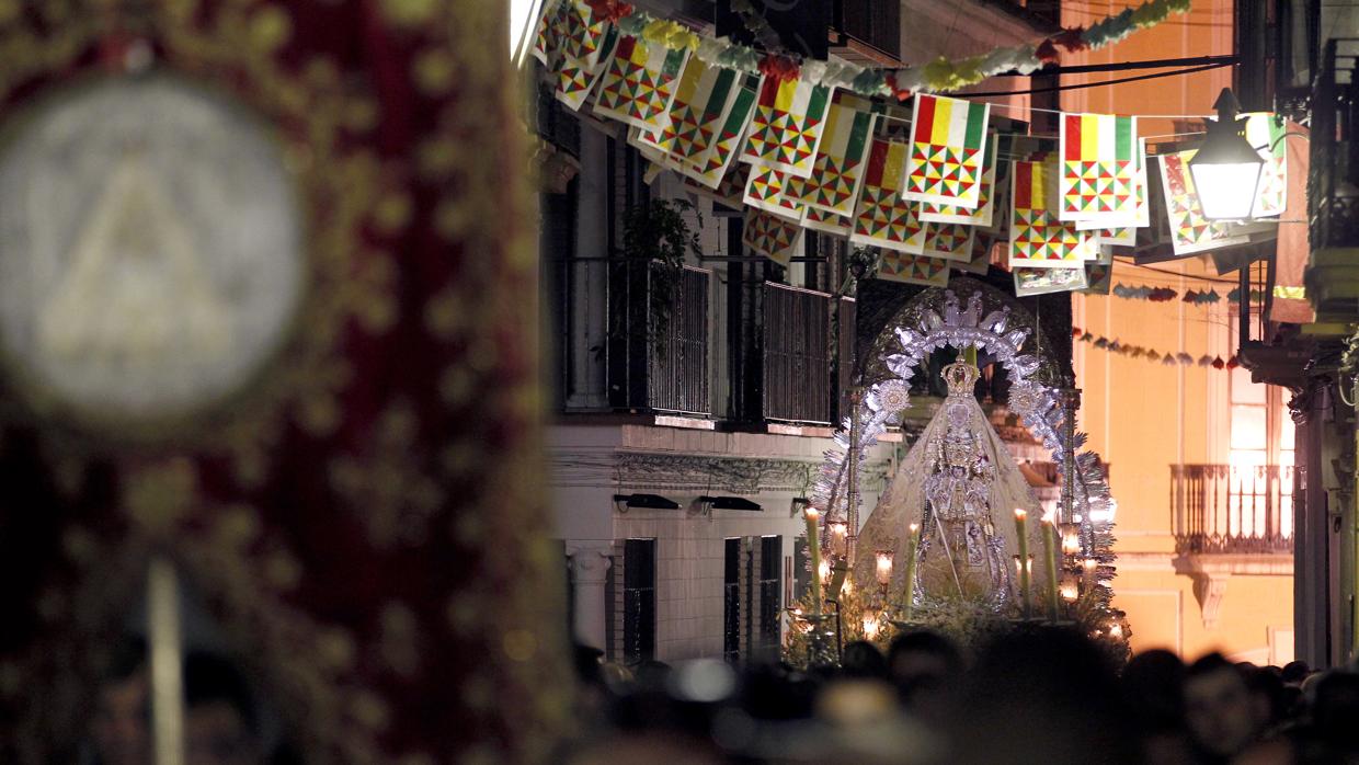 La Virgen de la Sierta, durante la Magna Mariana