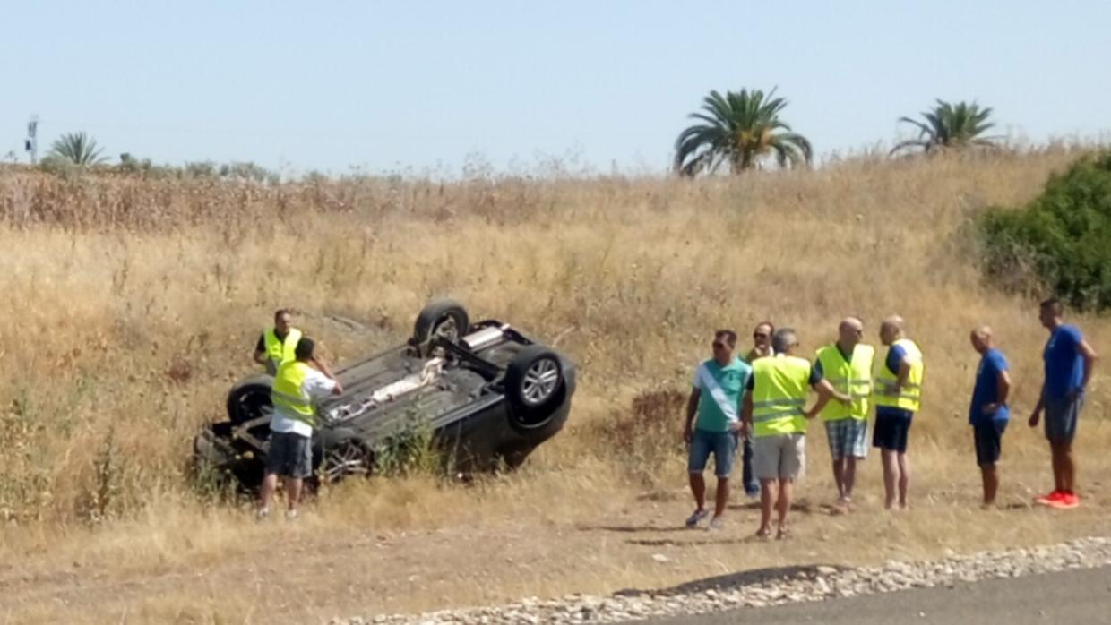 Uno de los vehículos implicados en el accidente