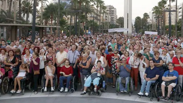 Este jueves se ha celebrado la manifestación más multitudinaria que se recuerda en Almería