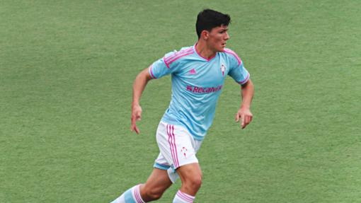 Miguel Loureiro actuando con el Celta de Vigo