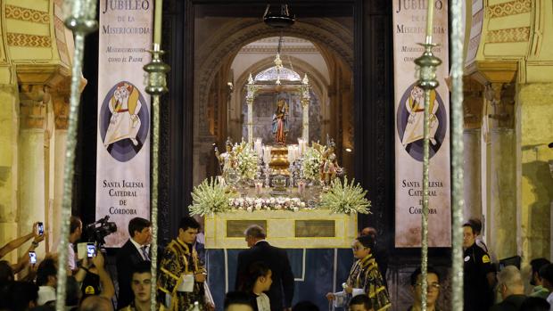 La Virgen de la Fuensanta de Córdoba estrenará peana y baldaquino