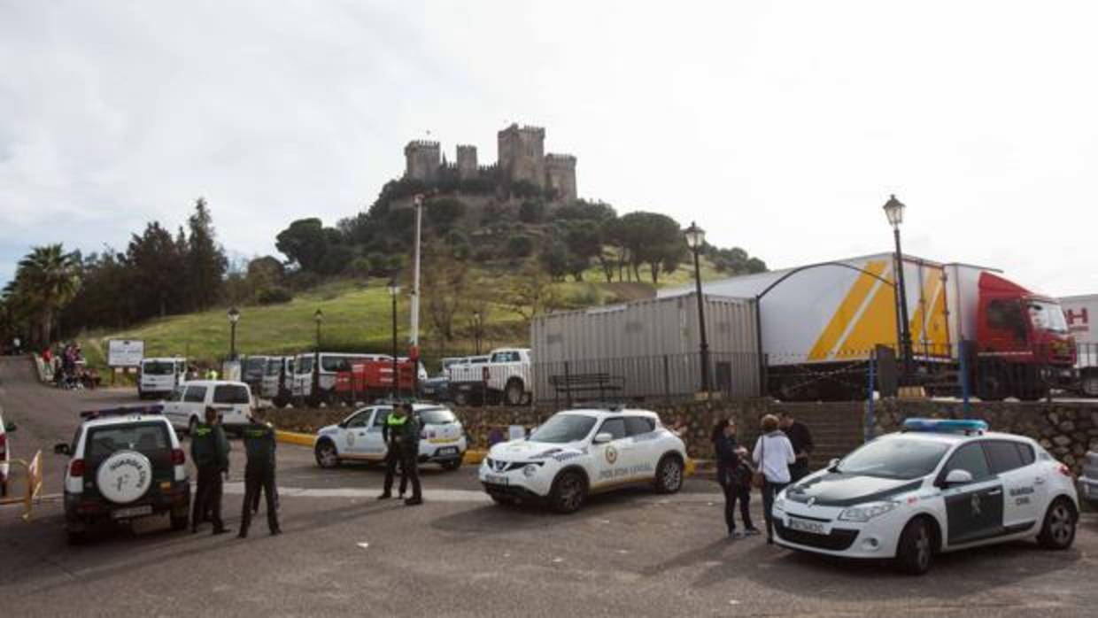 El Castillo de Almodóvar durante el rodaje de la serie