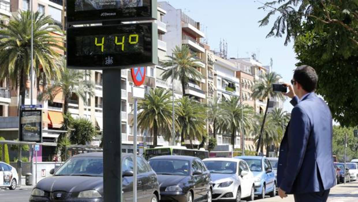 Los termómetros llegarán hasta los 45 grados