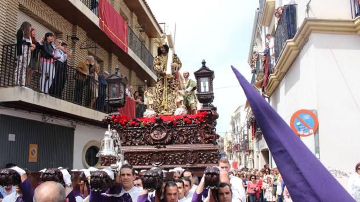 Paso de Jesús Nazareno, en el Viernes Santo de 2017