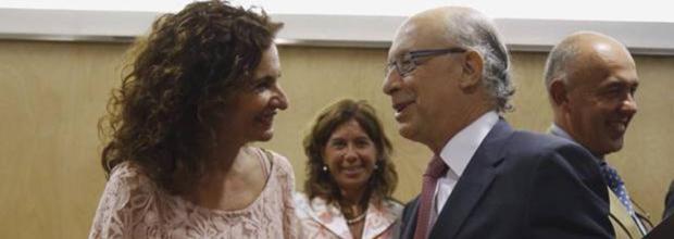 La consejera Montero y el ministro Montoro