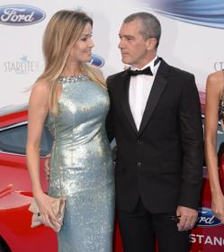 Antonio Banderas y Nicole Kemper en la gala Starlite en Marbella el verano pasado