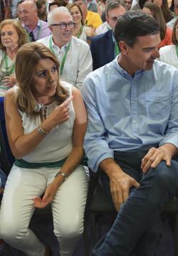 Susana Díaz y Pedro Sánchez