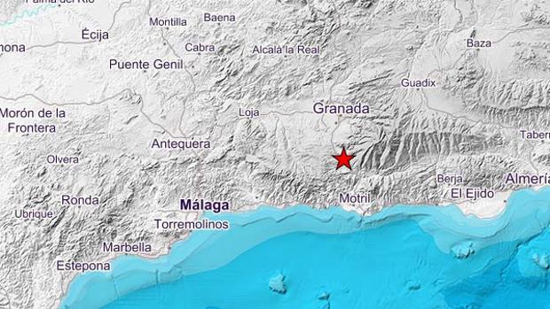 Un terremoto de magnitud 3,9 se siente en varios municipios de Granada