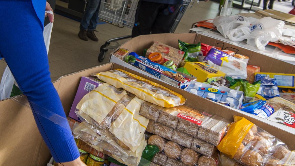 Una recogida de alimentos