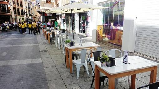 Calle Concepción, en pleno centro