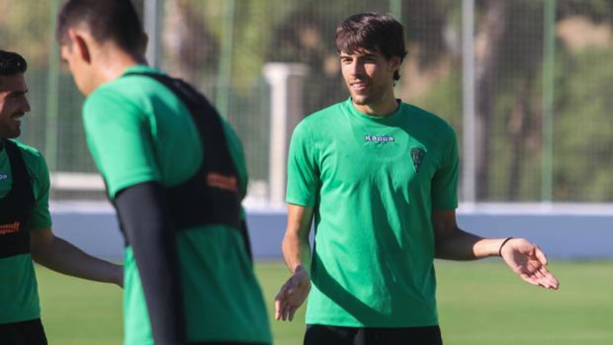 Afonso, en un entrenamiento