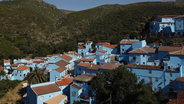 Vista del pueblo de Júzcar