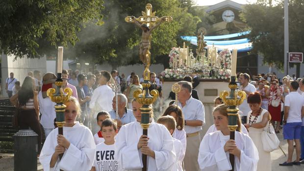 La Virgen de la Asunción, preparada para recorrer el Figueroa