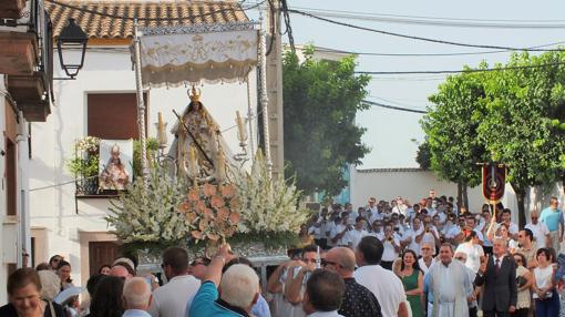 Procesión de Nuestra Madre del Sol en Adamuz