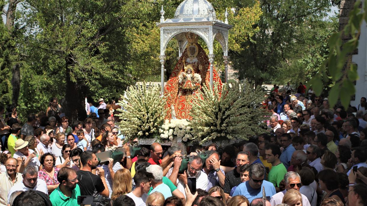 Romería de la Nuestra Señora de la Sierra por el día de la Asunción, en Cabra
