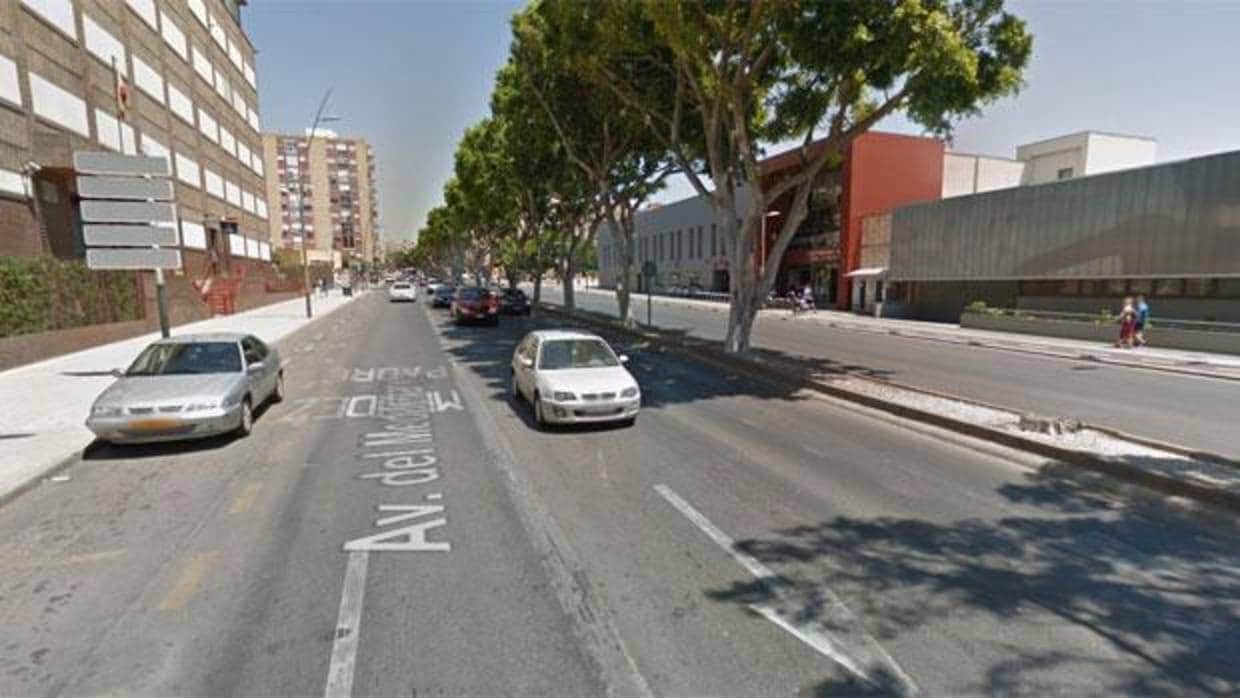 El incidente se produjo en la avenida del Mediterráneo de la capital almeriense
