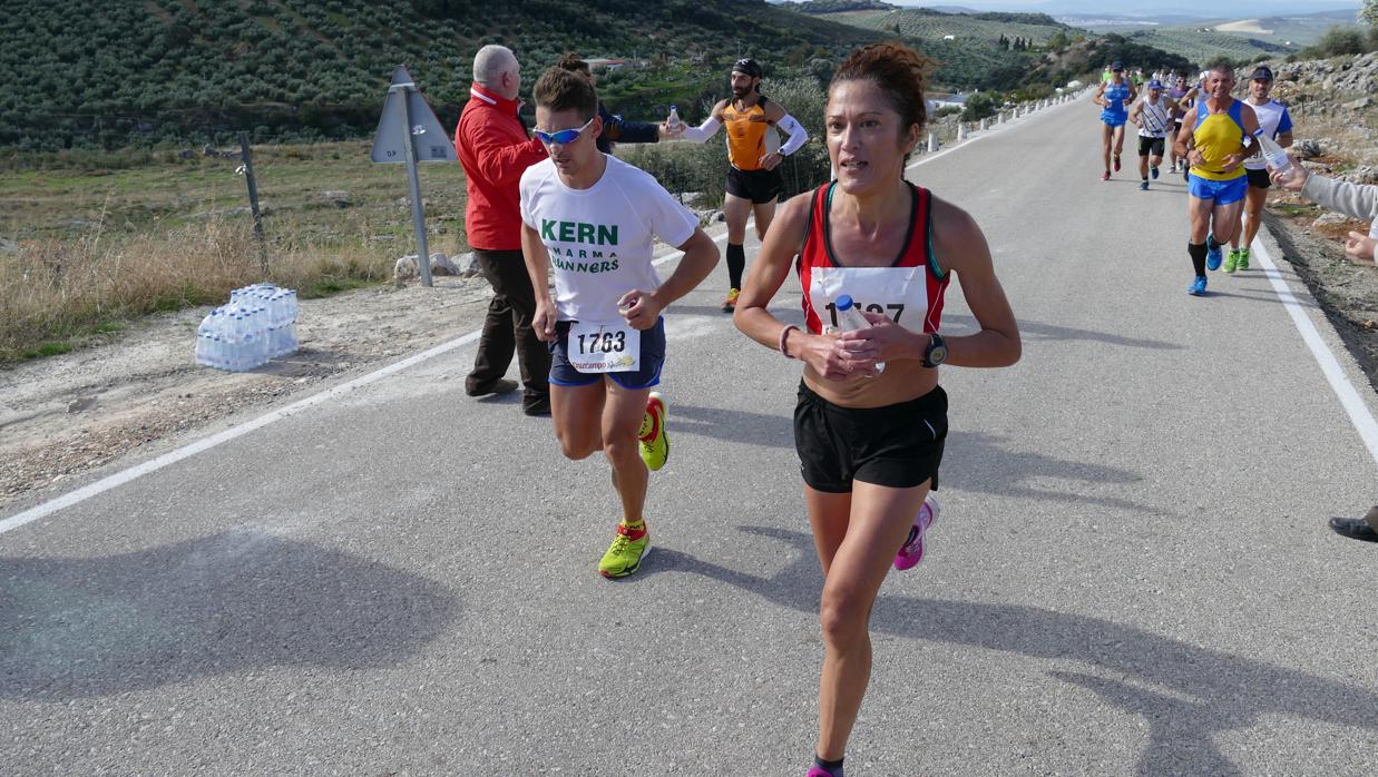 Eva Arévalo, la ganadora de la I Nocturna de Encinas Reales