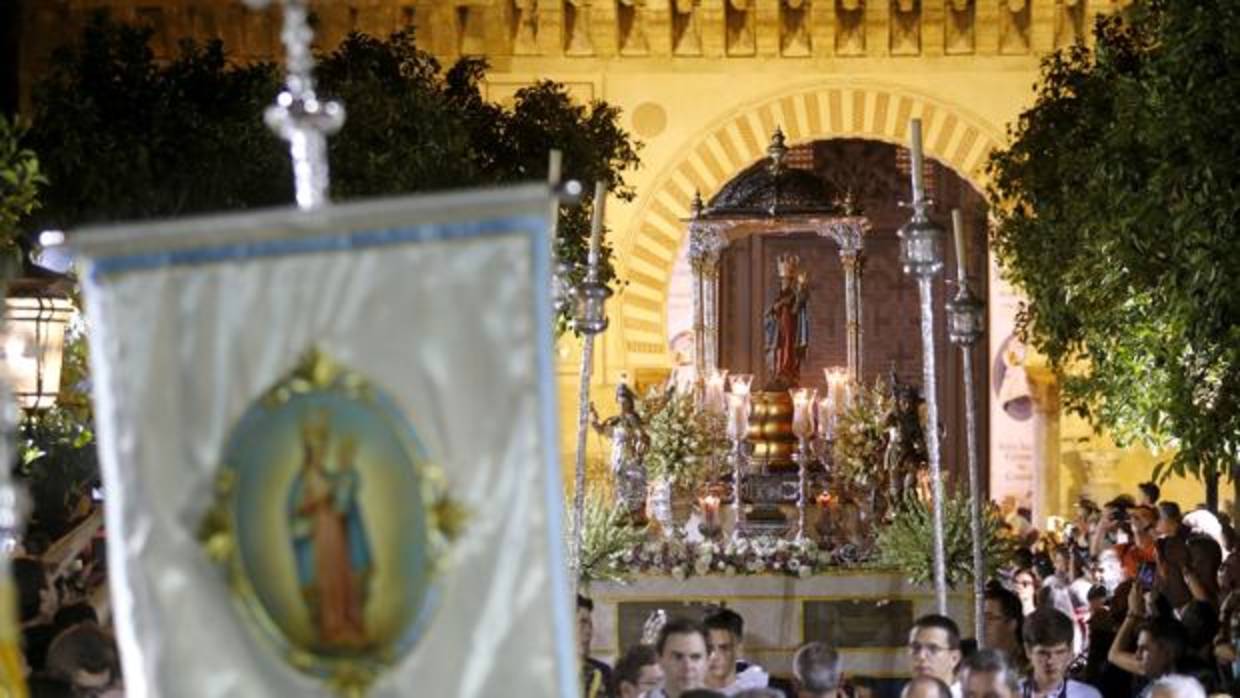 La Virgen de la Fuensanta, en su procesión del año pasado