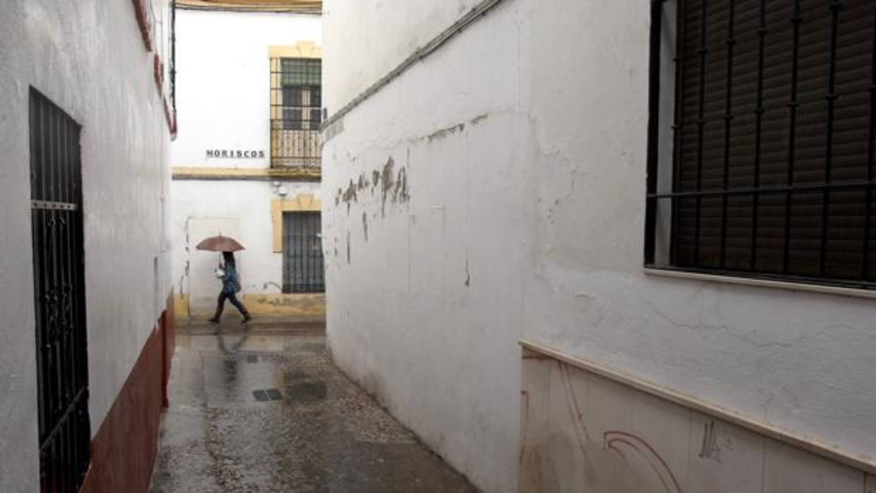 Calle Empedrada, donde se produjo el incendio