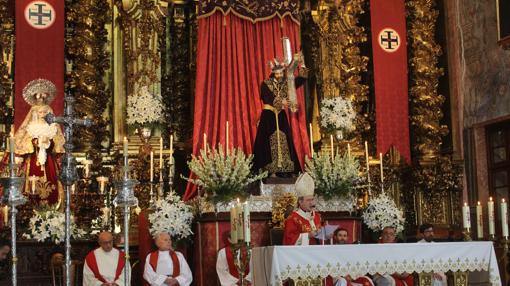 Juan José Asenjo, durante la eucaristía matinal