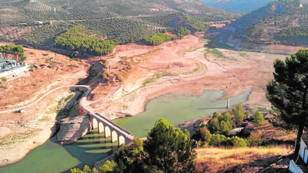 Estado actual del pantano de Iznájar, el de mayor capacidad de Andalucía