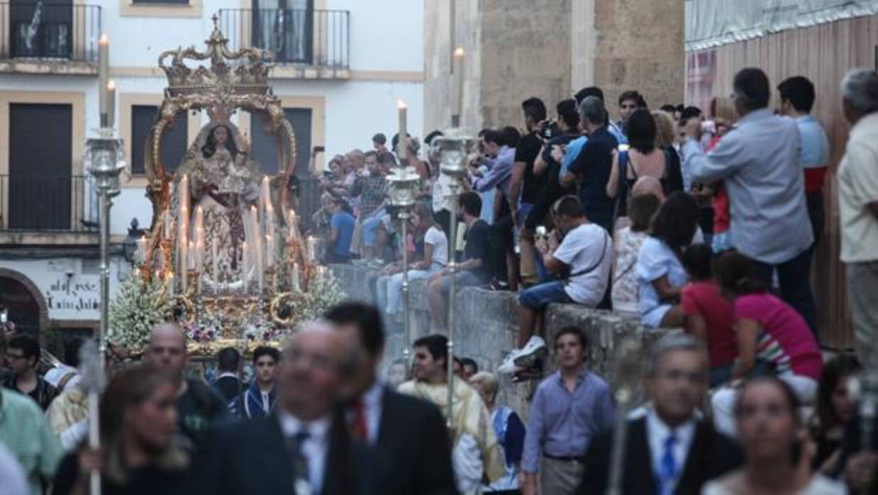 La Virgen del Socorro, en su procesión del año pasado