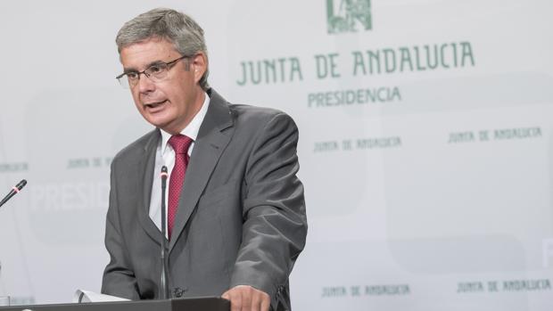 El portavoz del Gobierno andaluz, Juan Carlos Blanco