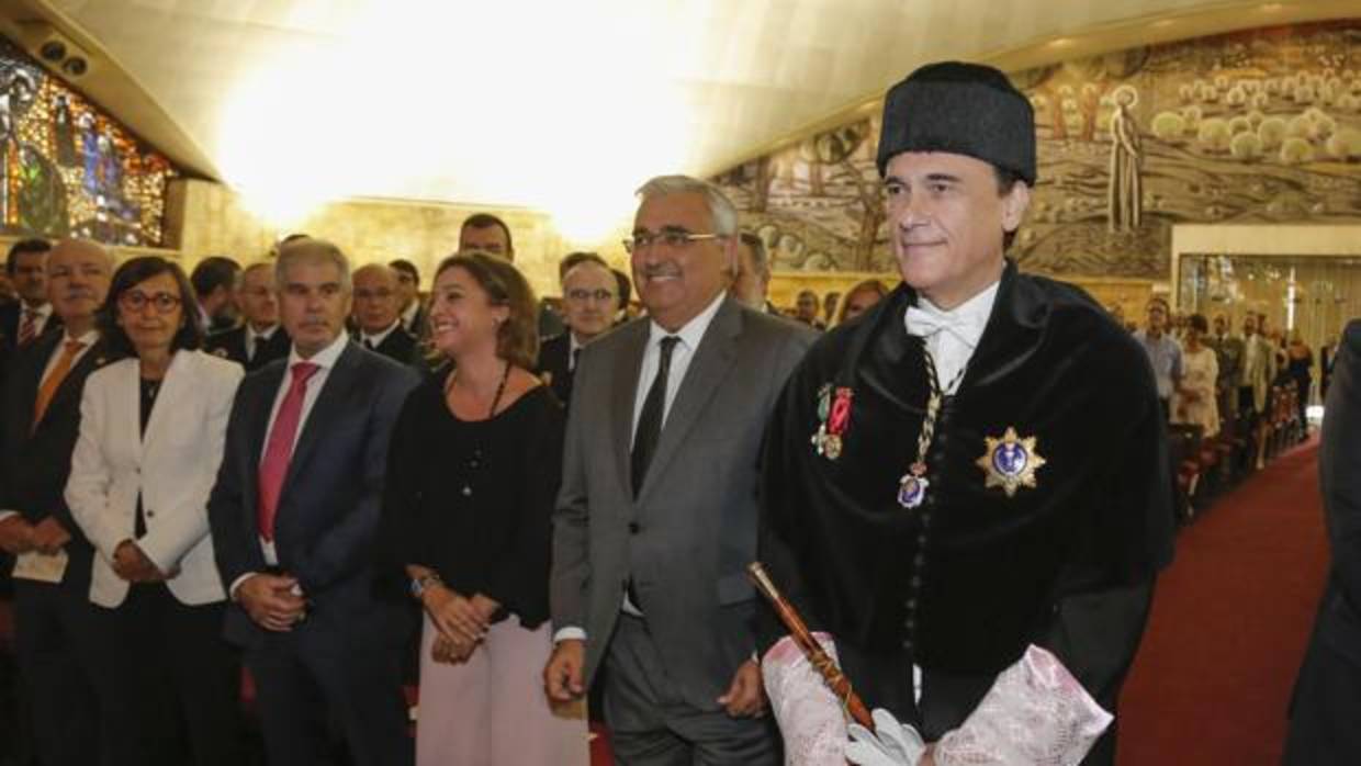 El rector de la UCO, en la inauguración del curso, en la mañana de este viernes