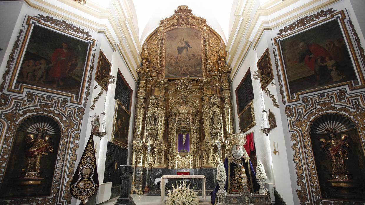 La Virgen de los Ángeles, en el monasterio del Císter