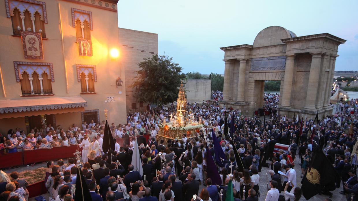 La Custodia de Arfe, en la procesión del Corpus Christi