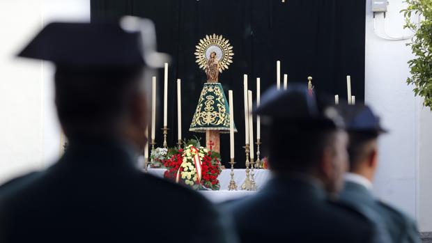 La Guardia Civil de Córdoba celebra su Patrona con un recuerdo a los efectivos desplazados en Cataluña