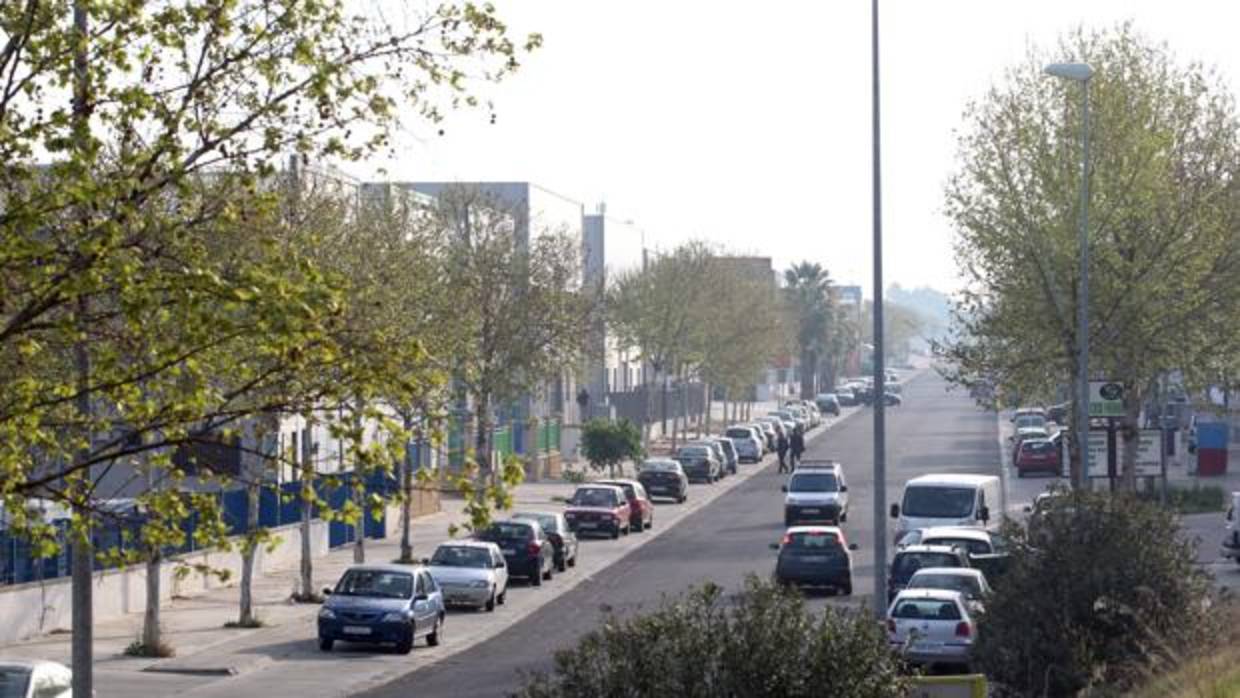 Vehículos en el polígono industrial Las Quemadas