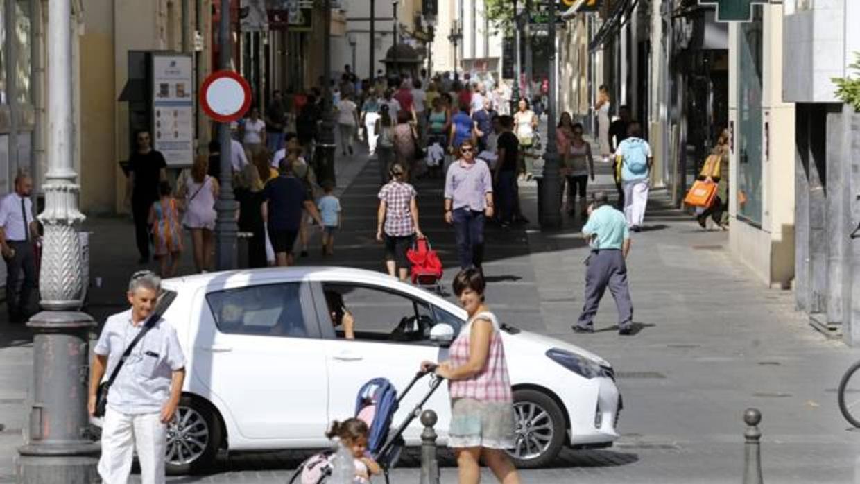 La calle Gondomar, donde ha tenido lugar lo sucedido